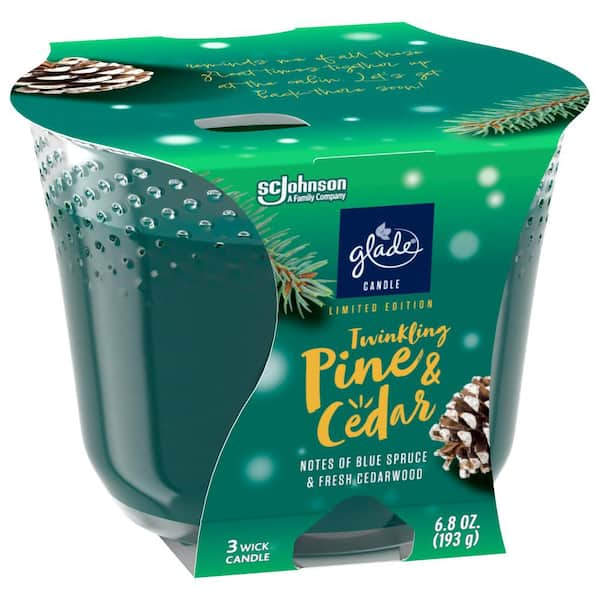 Glade Scented Oil 0.67-oz Twinkling Pine and Cedar Refill Air