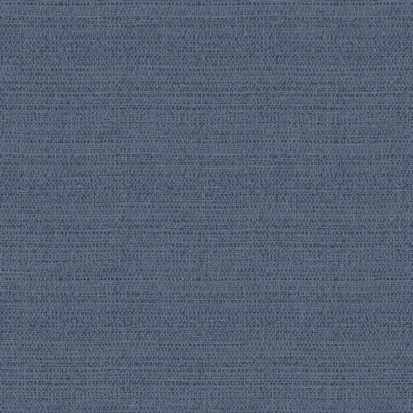 Chesapeake Balantine Navy Weave Pre-Pasted Paper Wallpaper Roll