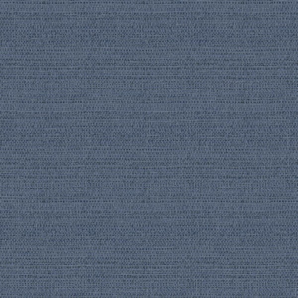 Chesapeake Blue Balantine Navy Weave Wallpaper Sample