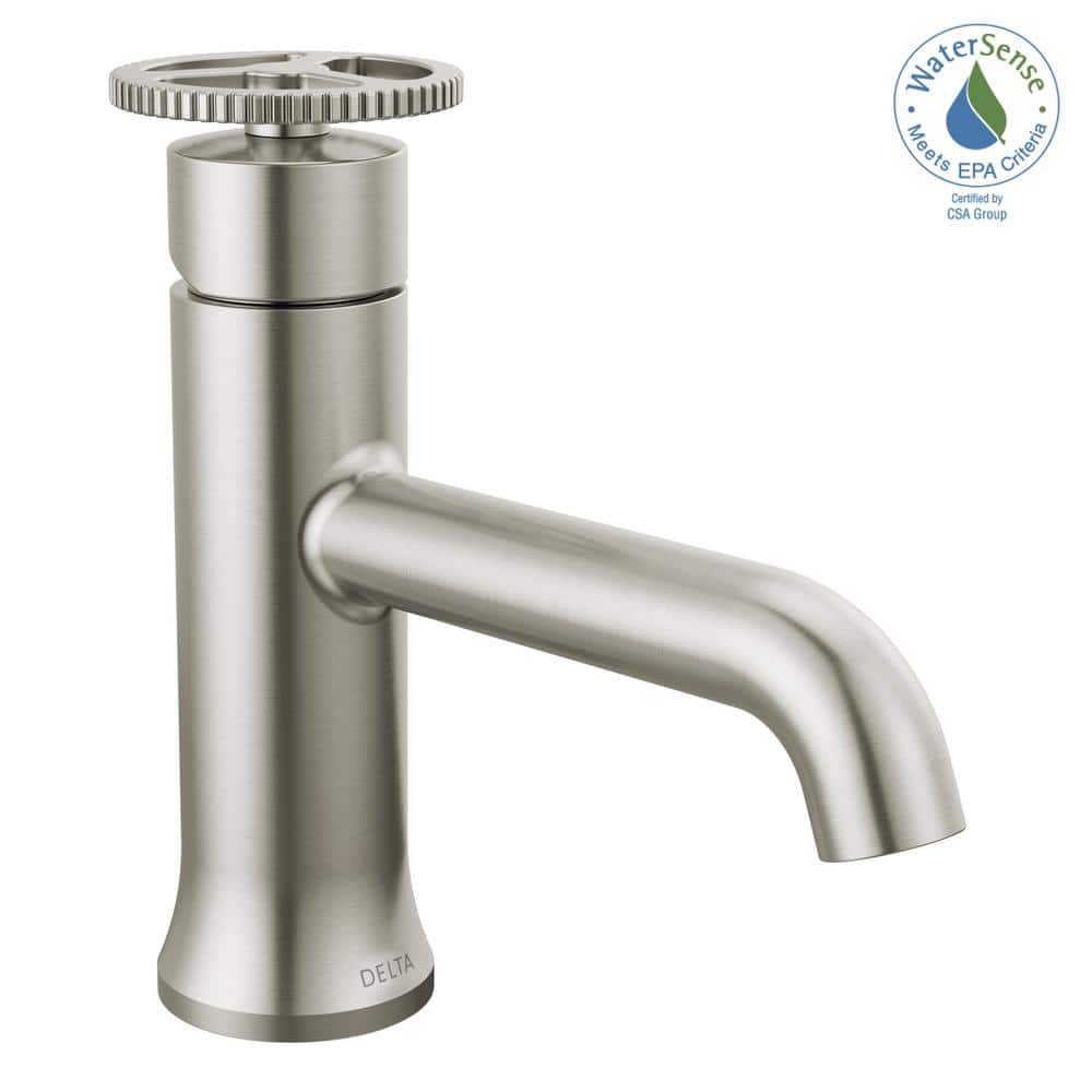 Sleek Stainless Steel Modern Single Hole Bathroom Faucet