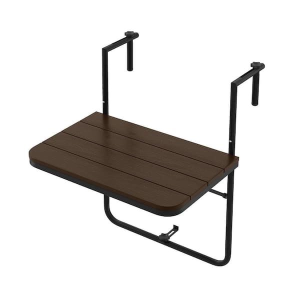 Brown Rectangle Metal Hanging Outdoor Bistro Table