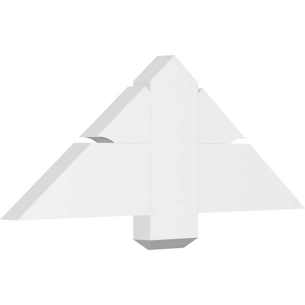 Ekena Millwork Redmond 36 in. W x 13.5 in. H x 2 in. D Signature Polyurethane Bracket