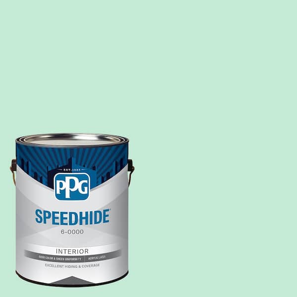 SPEEDHIDE 1 gal. PPG1227-2 Sweet Pea Satin Interior Paint