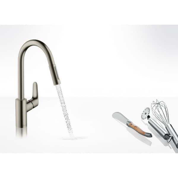 Hansgrohe Focus Single-Handle Pull-Down Sprayer Kitchen Faucet in
