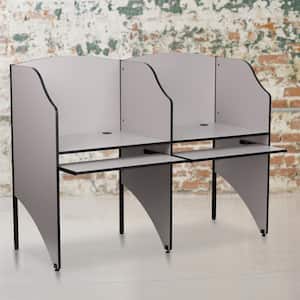 Nebula Grey Study Carrels