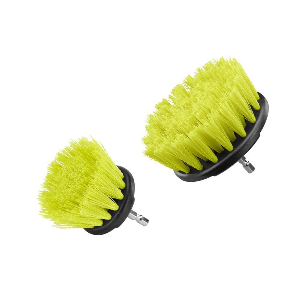 RYOBI Medium Bristle Brush Cleaning Accessory Kit (2-Piece