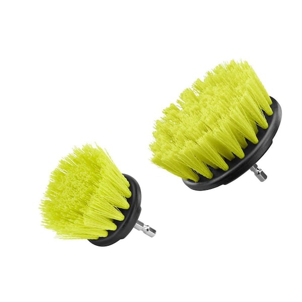 RYOBI Medium Bristle Brush Cleaning Accessory Kit (2-Piece)