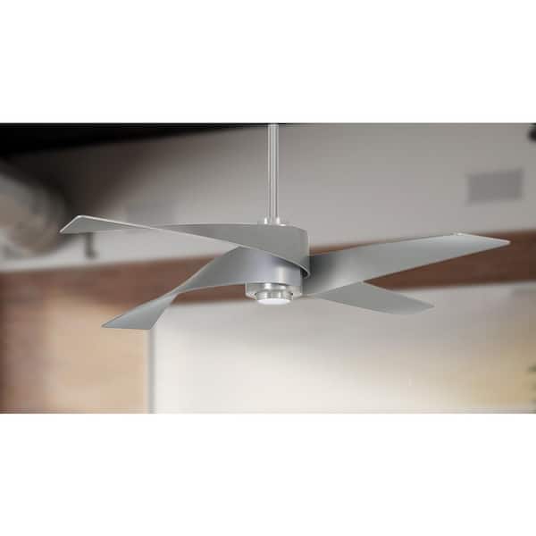 MINKA-AIRE Artemis IV 64 in. Integrated LED Indoor Brushed Nickel