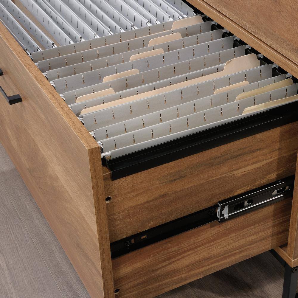 Sindoori Mango 2-Drawer Lateral File Cabinet with White Top