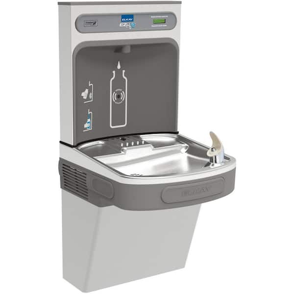 Elkay Non-Filtered Non-Refrigerated EZH2O ADA Stainless Steel Drinking Fountain with Bottle Filling Station