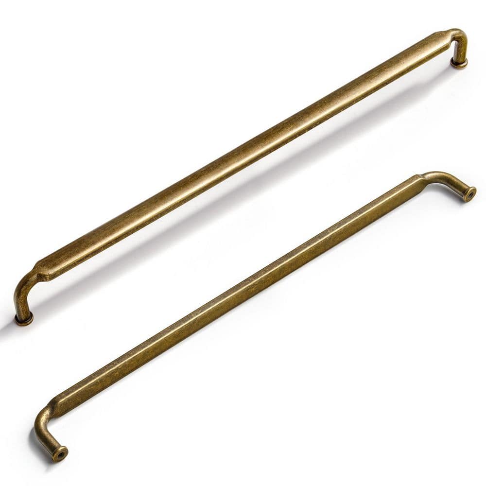 12-Pack Distressed 12-5/8 in. (320mm) Vintage Antique Brass Zinc Alloy Cabinet Bar Pulls price history on PriceWatchPro