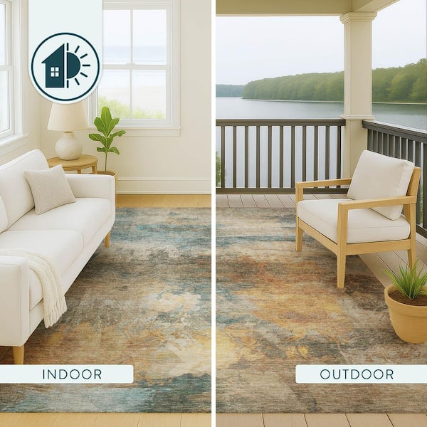 Addison Rugs Chantille Machine Washable Indoor/Outdoor Abstract