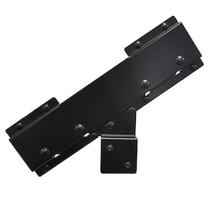 Connector for Steel Stair Stringer black (Includes 1 Connector for Stair Stringer)