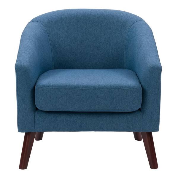 teal blue tub chair