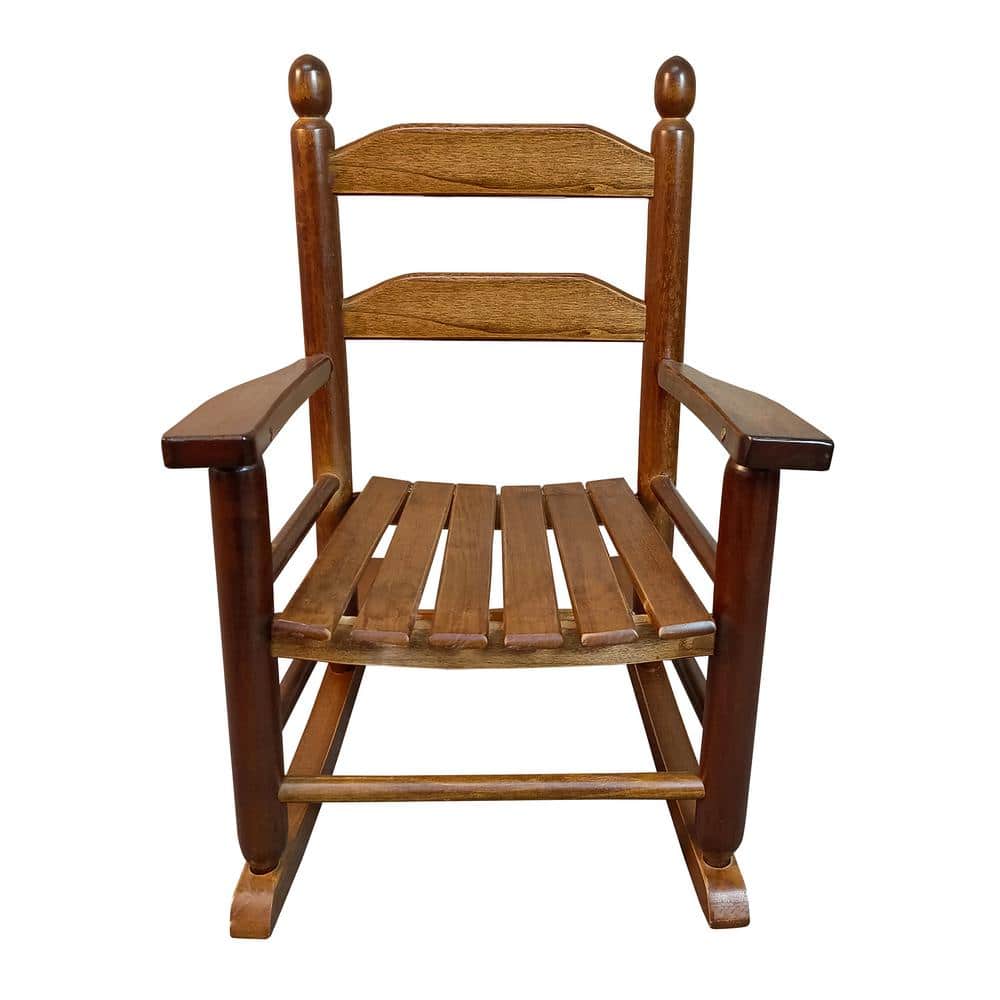 Oak Wood Kids Outdoor Rocking Chair