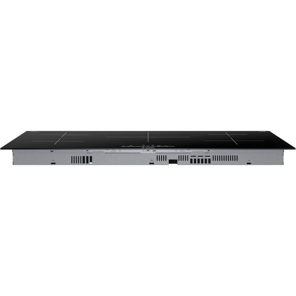 36" Frameless Black Induction Cooktop with 5 Elements