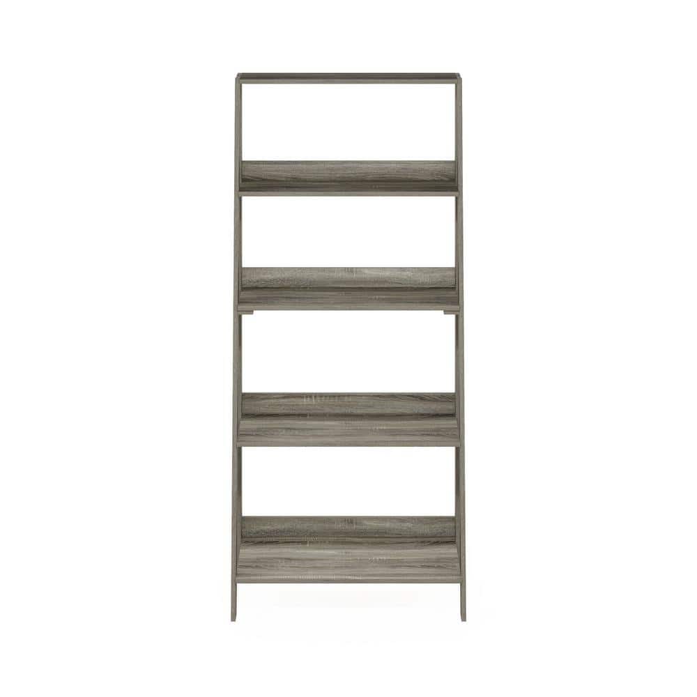 Contemporary French Oak 5-Tier Ladder Display Shelf