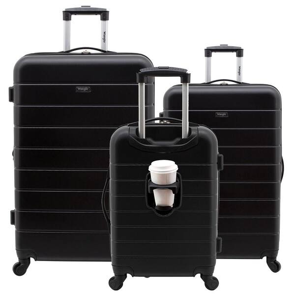 Wrangler 3-Piece Hardside Luggage Collection with Spinner Wheels