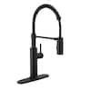 Delta Antoni Single-Handle Pull-Down Sprayer Kitchen Faucet with Spring ...