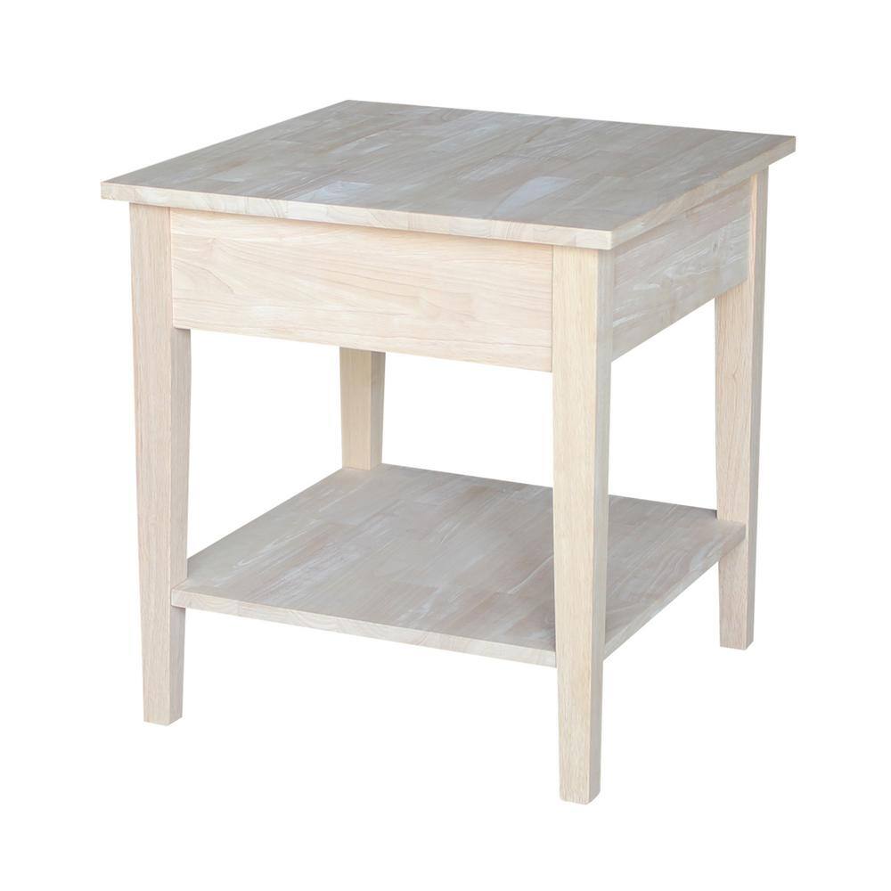 Spencer Unfinished End Table - thumbnail 6