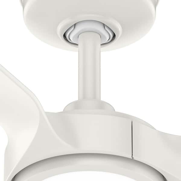 Hunter Hunter 52 in. Zentech Wi-Fi Energy Star Fresh White Damp