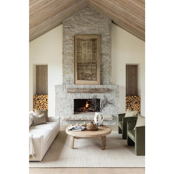 Vivir Andreas Taupe Modern 6 ft. x 9 ft. Indoor Area Rug