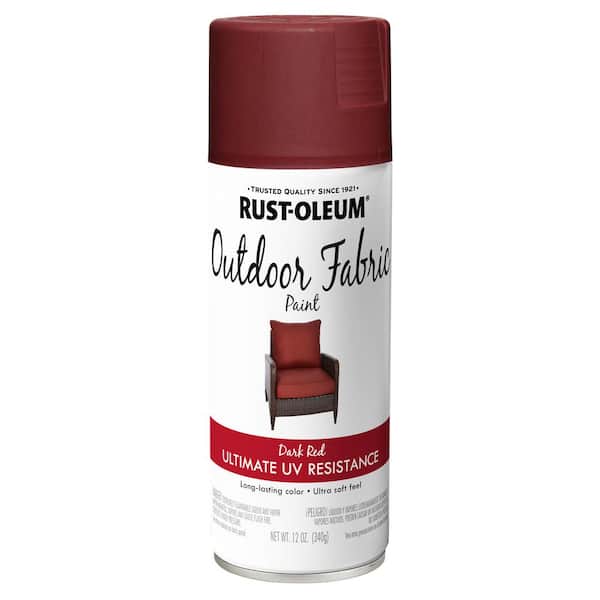 Rust-Oleum 12 Dark Red Outdoor Fabric Spray Paint (Case of