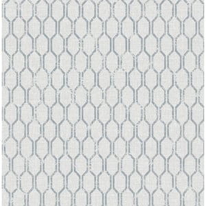 Elodie Light Grey Geometric Strippable Wallpaper (Covers 56.4 sq. ft.)