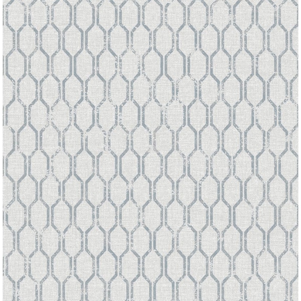 Advantage Elodie Light Grey Geometric Light Grey Wallpaper Sample