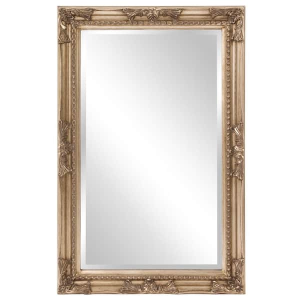 Reviews for Marley Forrest Medium Rectangle Antique Silver Beveled Glass  Classic Mirror (24 in. H x 36 in. W)