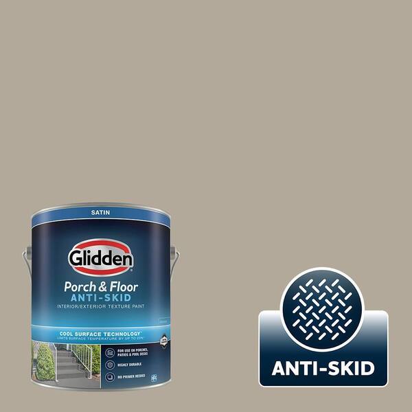 Glidden Porch and Floor 1 gal. PPG10254 Sharkskin Satin Interior