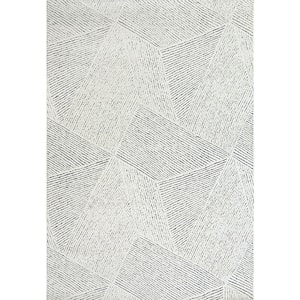Lotus Ivory/Blue 2 ft. 7 in. x 5 ft. Indoor Area Rug