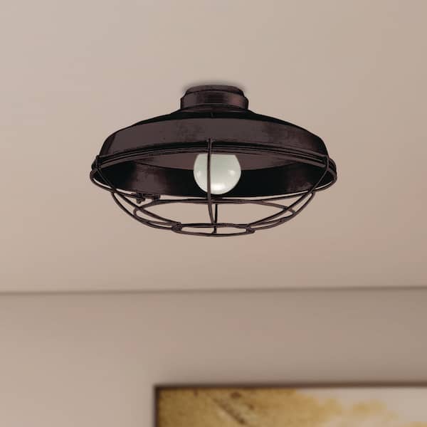 Unity 1-Light Indoor/Outdoor Brown Finish 3000K Universal LED Ceiling Fan Light Kit