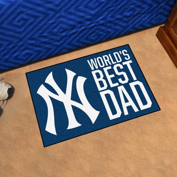 Fanmats New York Yankees World's Best Dad Starter Mat