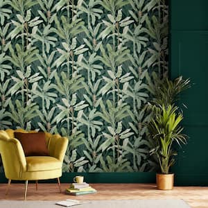 Borneo Emerald Green Wallpaper