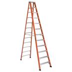 12 ft. Fiberglass Step Ladder with 375 lb. Load Capacity Type IAA Duty Rating