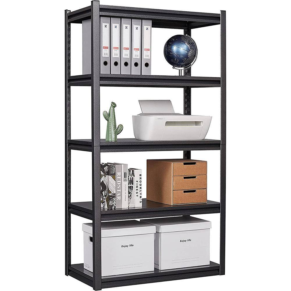 Yizosh 5 Tier Garage Shelving Heavy Duty Storage Shelves For Garage