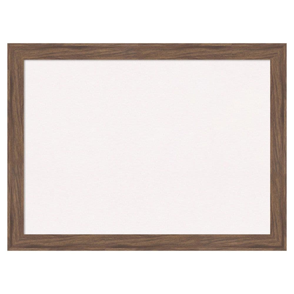 Pia Medium Brown Narrow 31 in. x 23 in. Poly Framed White Cork Memo Board price history on PriceWatchPro