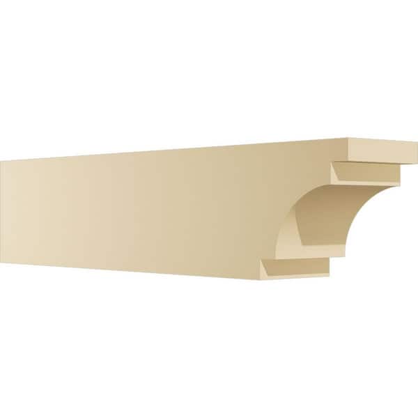 Ekena Millwork Standard Mediterranean 6 in. W x 8 in. H x 36 in. D Signature Urethane Rafter Tail Outlooker