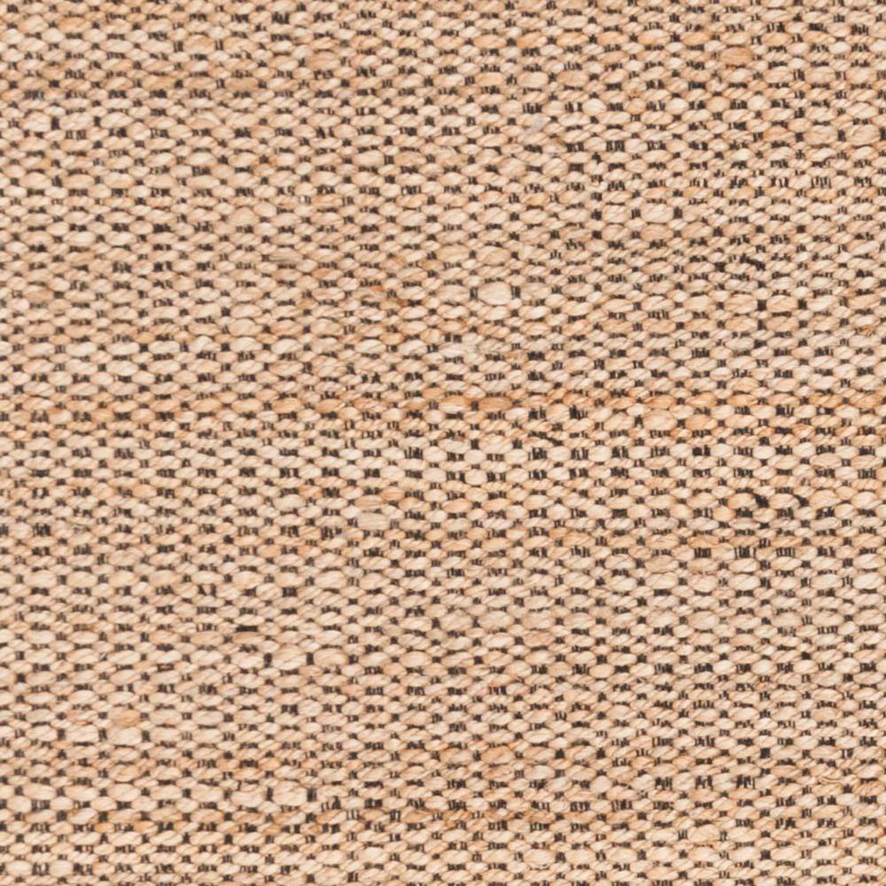 Natural and Black 4' x 6' Handwoven Wool Area Rug