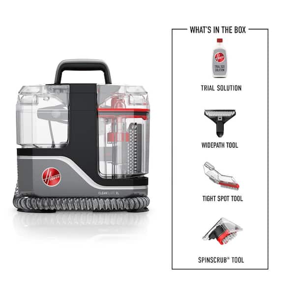 CleanSlate XL Pro Corded Portable Spot Cleaner with 32oz Oxy Portable Solution and CleanSlate Auto Car Detailing Kit