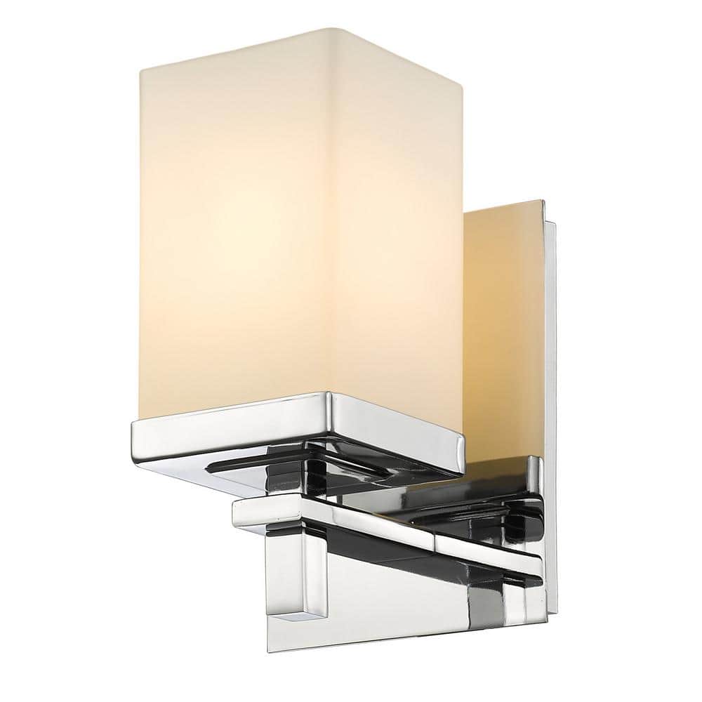 Maddox Chrome 7.63" Direct Wired Electric Wall Sconce