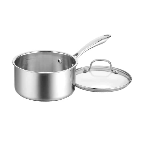 MasterPRO Giro 10 Piece Stainless Steel Nonstick Cookware Set with Lids in  Silver MPUS10164STSMS - The Home Depot