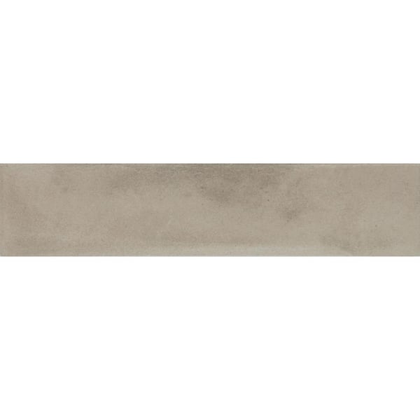 Daltile Indoterra Riverbed 2 in. x 4 in. Matte Porcelain Concrete Look Floor and Wall Tile Sample