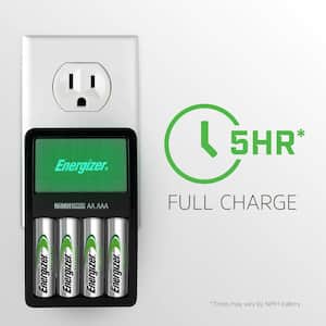 Recharge Value Charger for NiMH Rechargeable AA and AAA Batteries