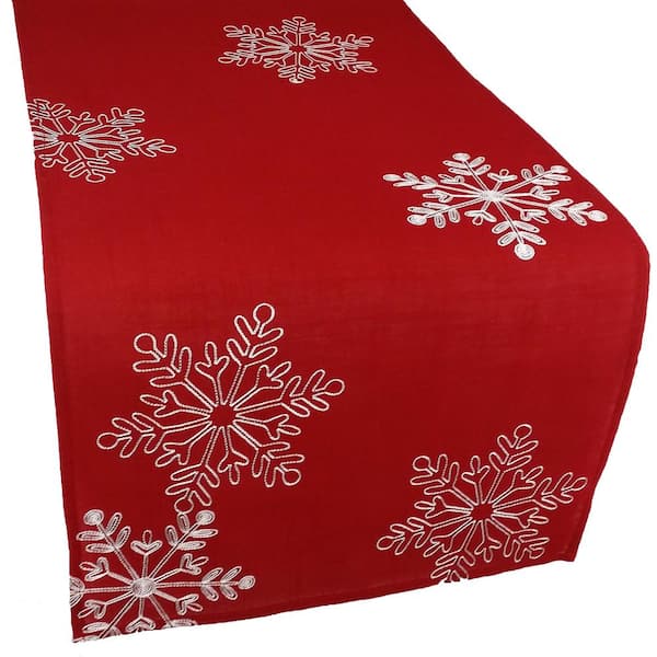 72 x 15" Christmas Table Runner Snowy White Faux Fur Tablecloths Xmas Decor US 