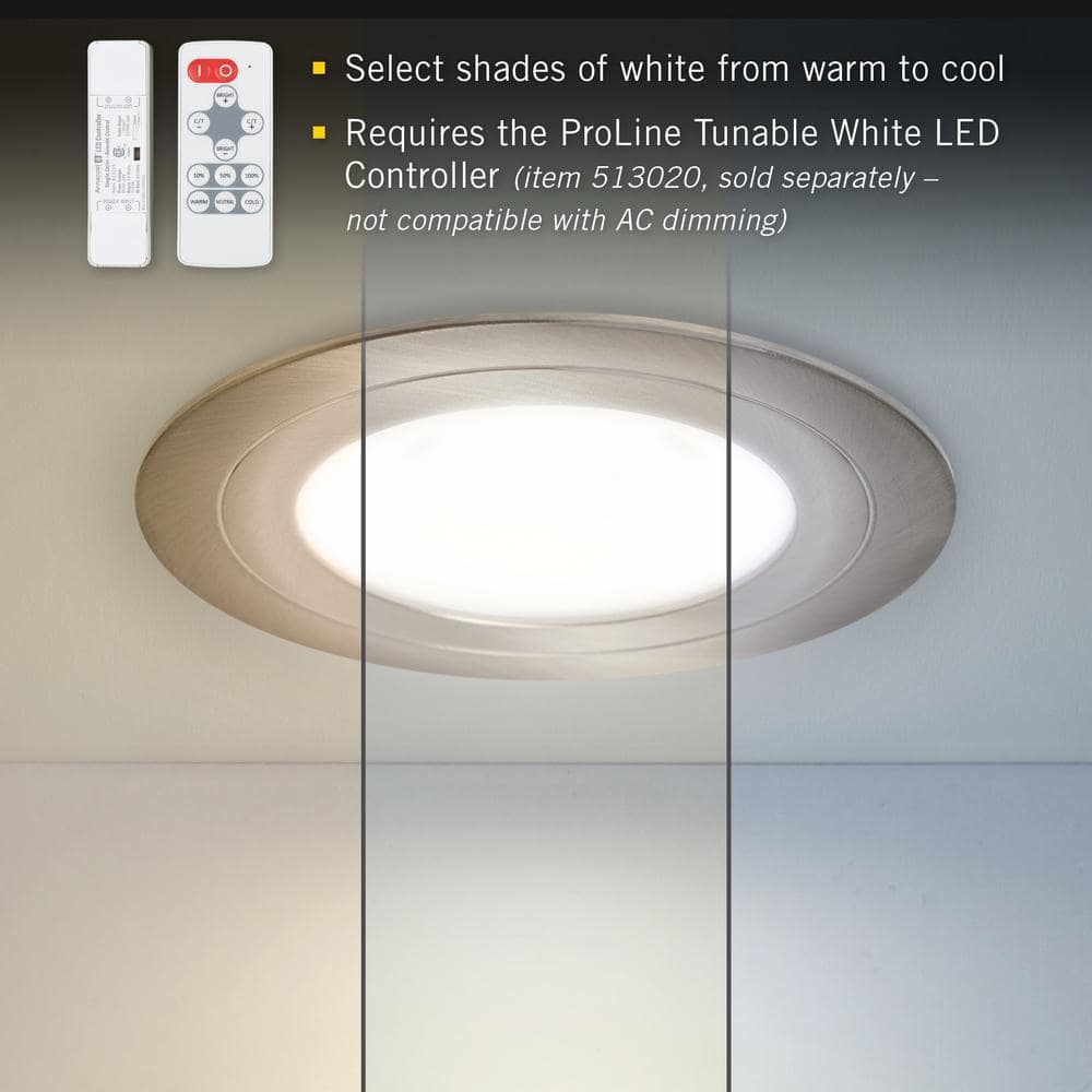 White Tunable LED Under Cabinet Puck Light