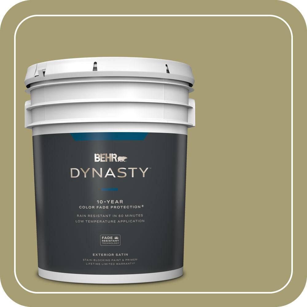 5 gal. #PPU9-04 Fresh Olive Satin Enamel Exterior Stain-Blocking Paint & Primer price history on PriceWatchPro