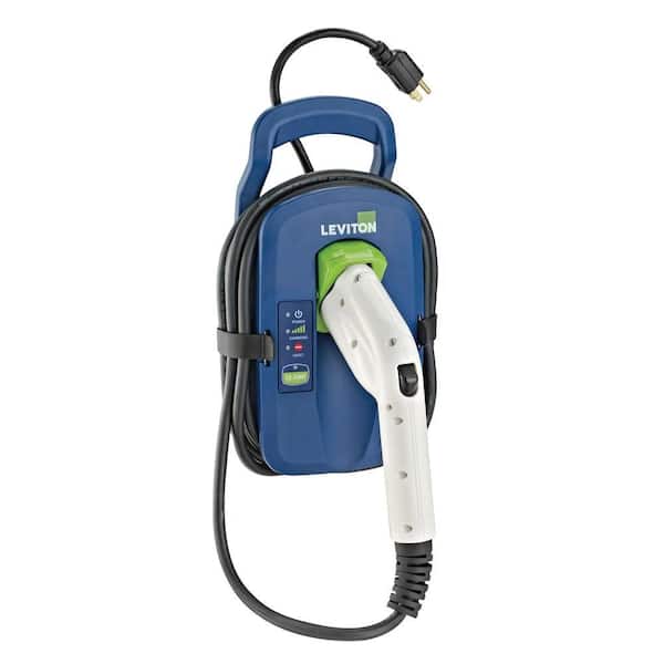Leviton Evr-Green 12 Amp Level 1 Electric Car Charger - Blue-DISCONTINUED