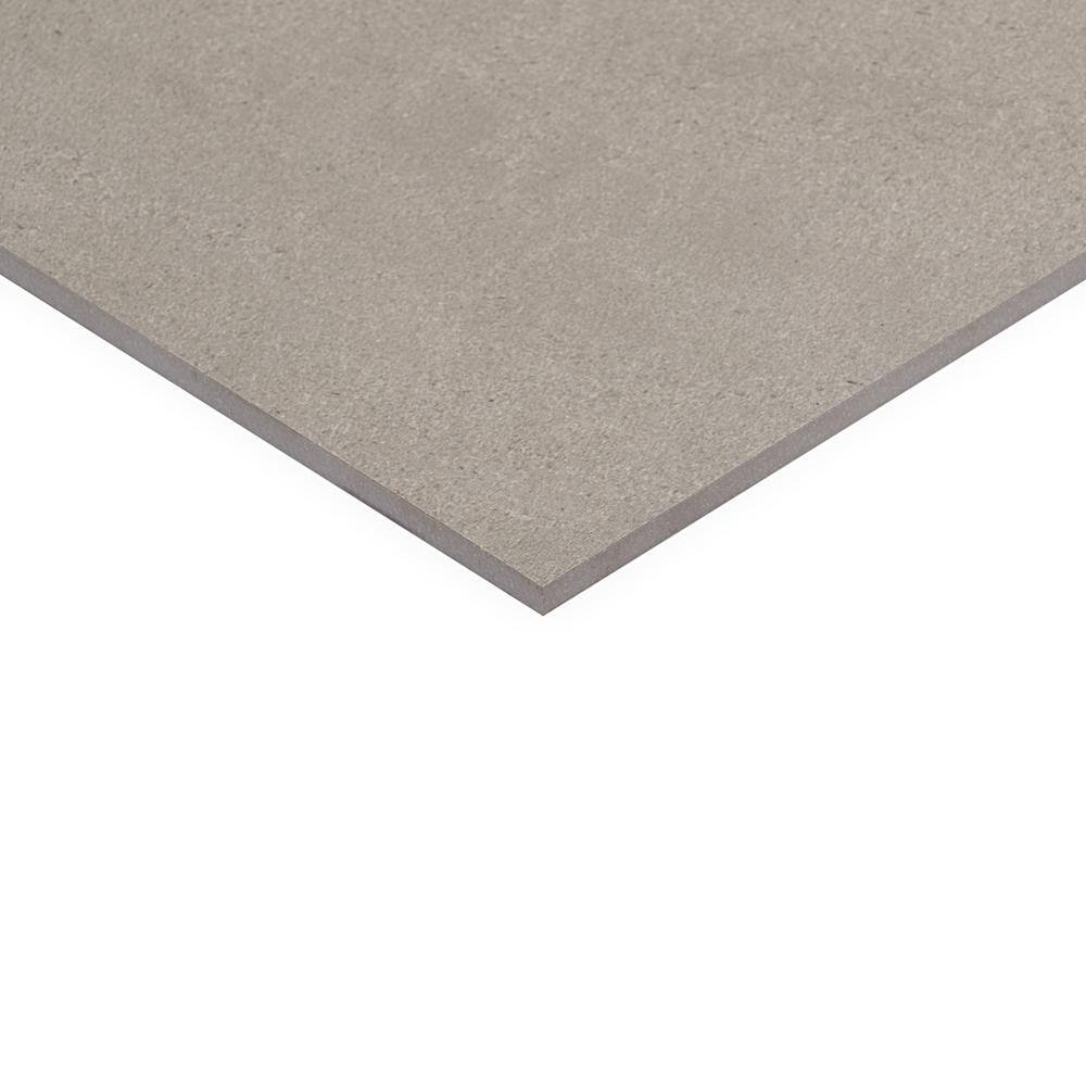 Lincoln 36" x 36" Matte Gray Porcelain Cement Look Tile